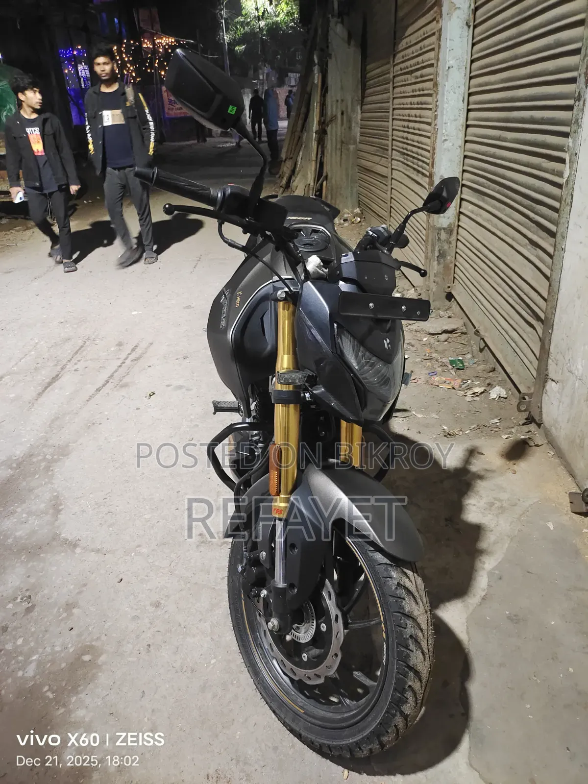 Hero Xtreme 160R 2025 Black