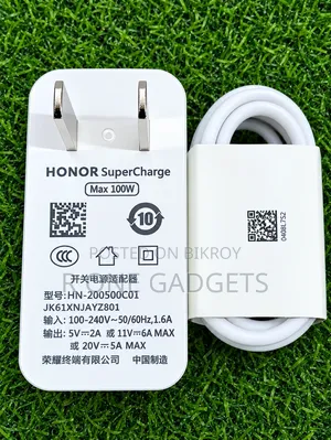 100w Honor Supercharge Original Charger