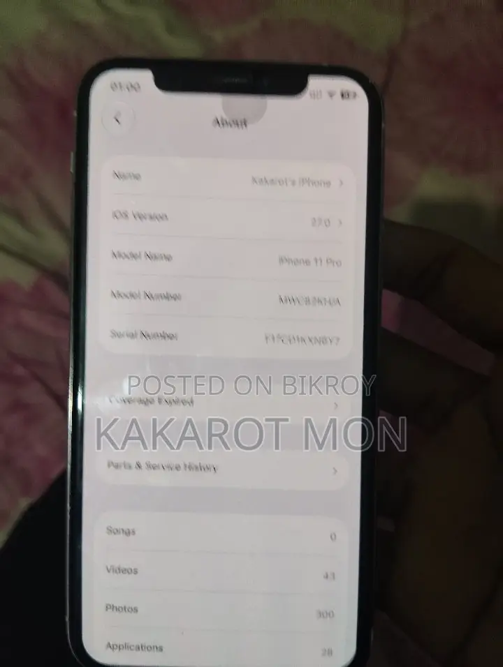 Apple iPhone 11 Pro 256 GB Silver