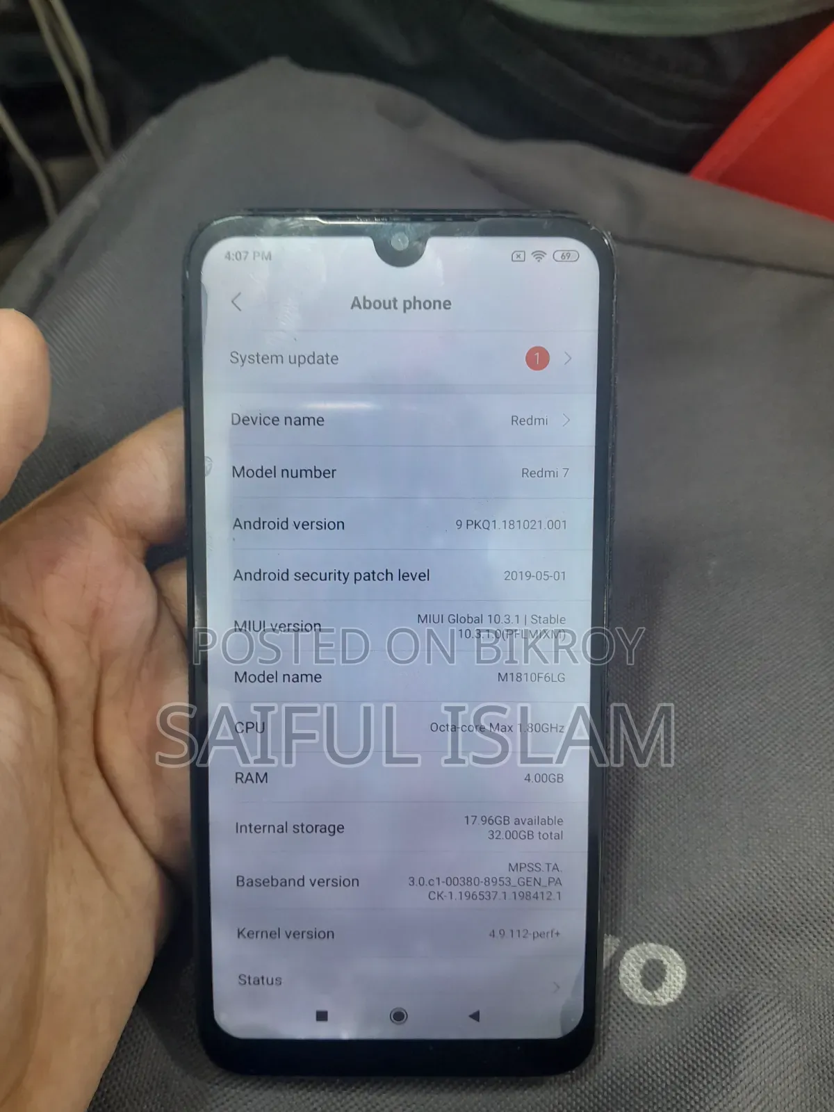 Realme 7 (Asia) 64 GB Black