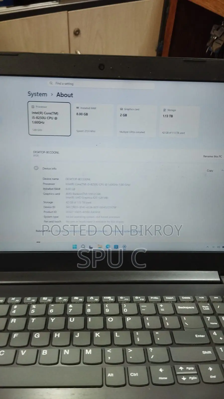 Laptop Lenovo Ideapad 3 8GB Intel Core i5 SSD 256GB