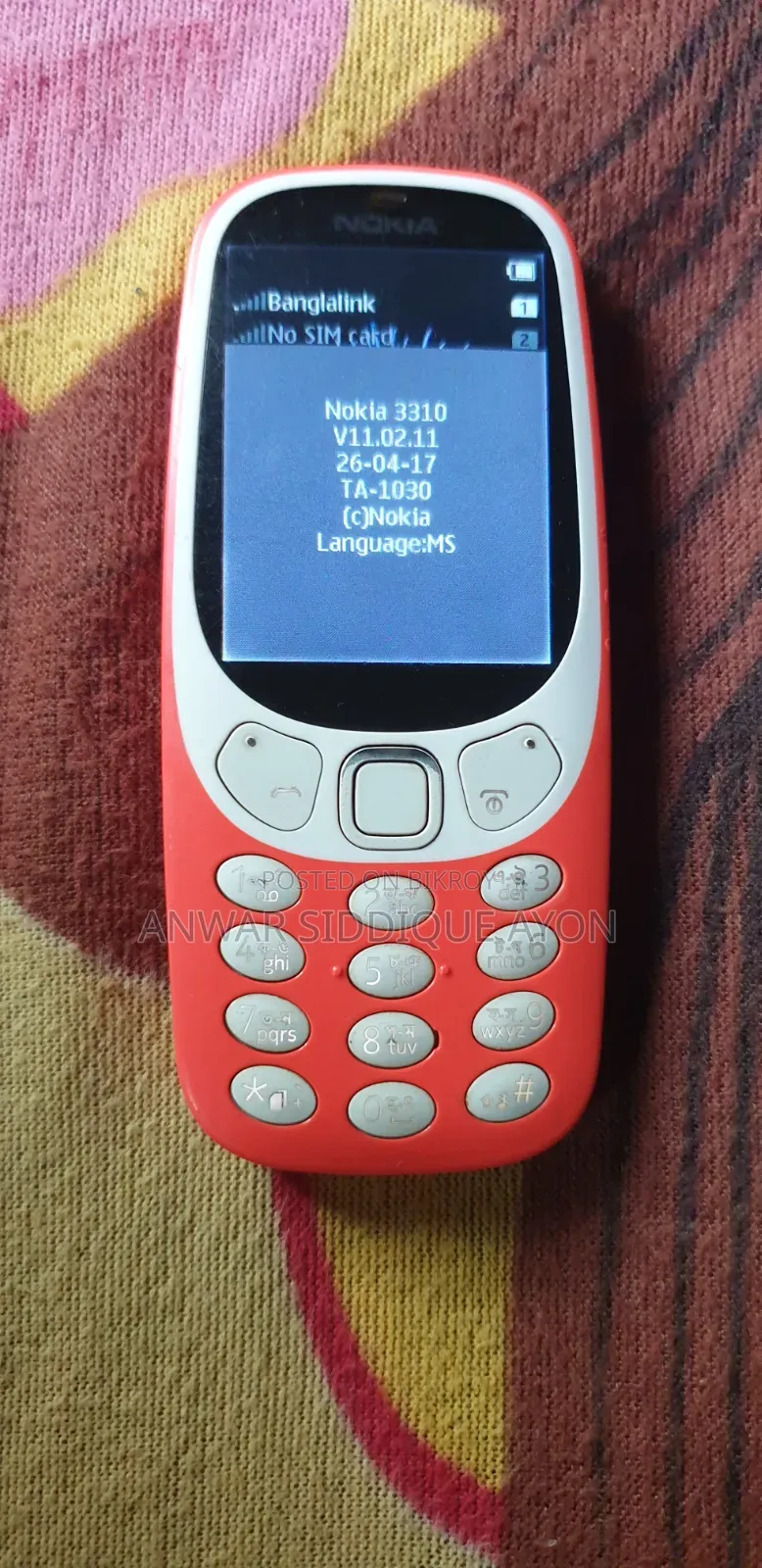 Nokia 3310 Orange