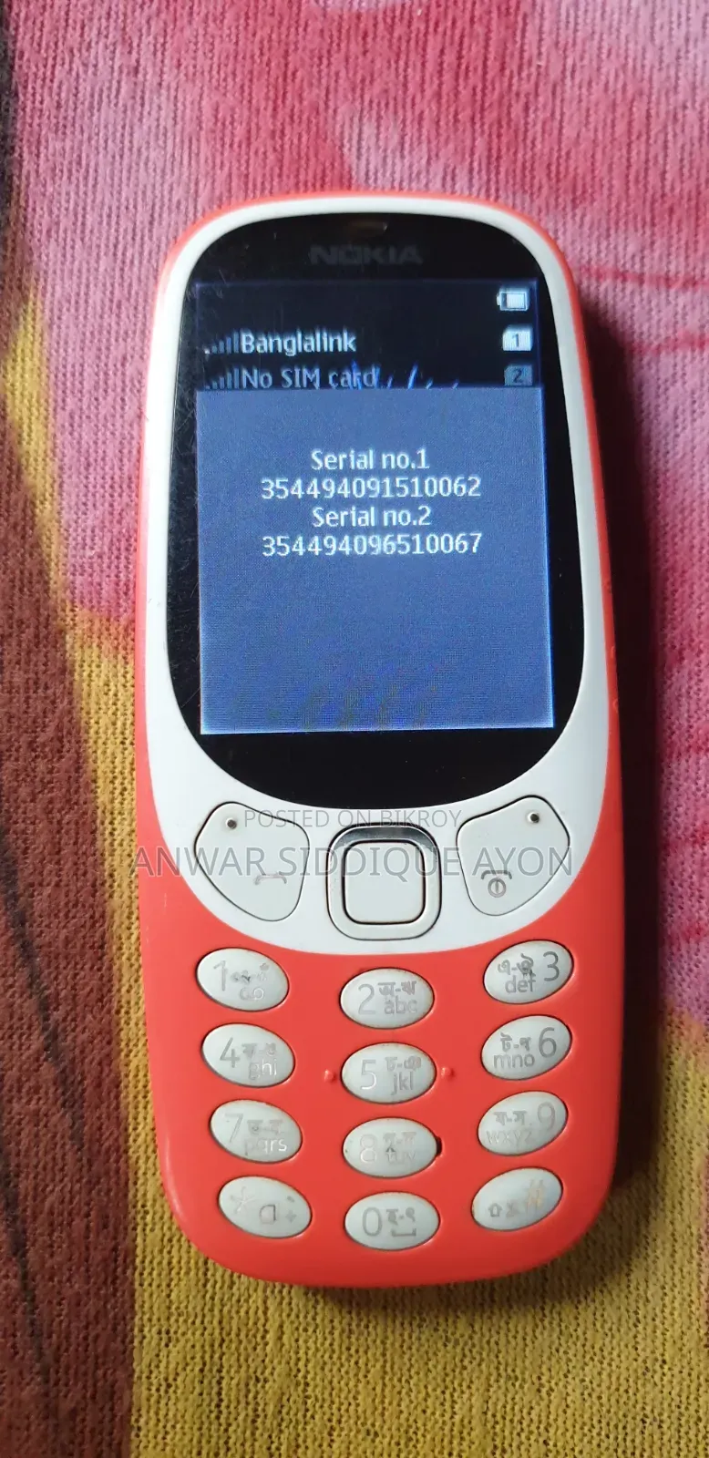 Nokia 3310 Orange