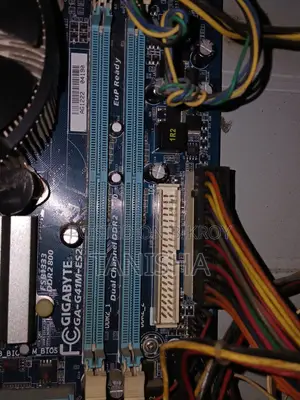 Cpu Casing- Old Processor and Motherboard. Completely Fresh