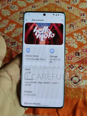 মটোরোলা এজ ৫০ প্রো ২৫৬ জিবি ব্লু