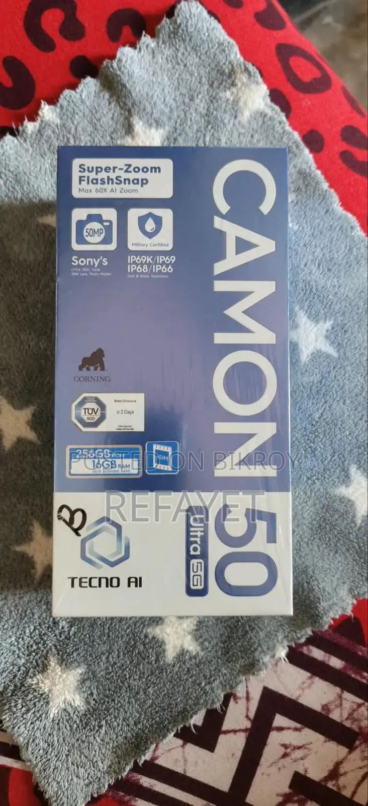 New Tecno Camon 50 Ultra 256 GB Black