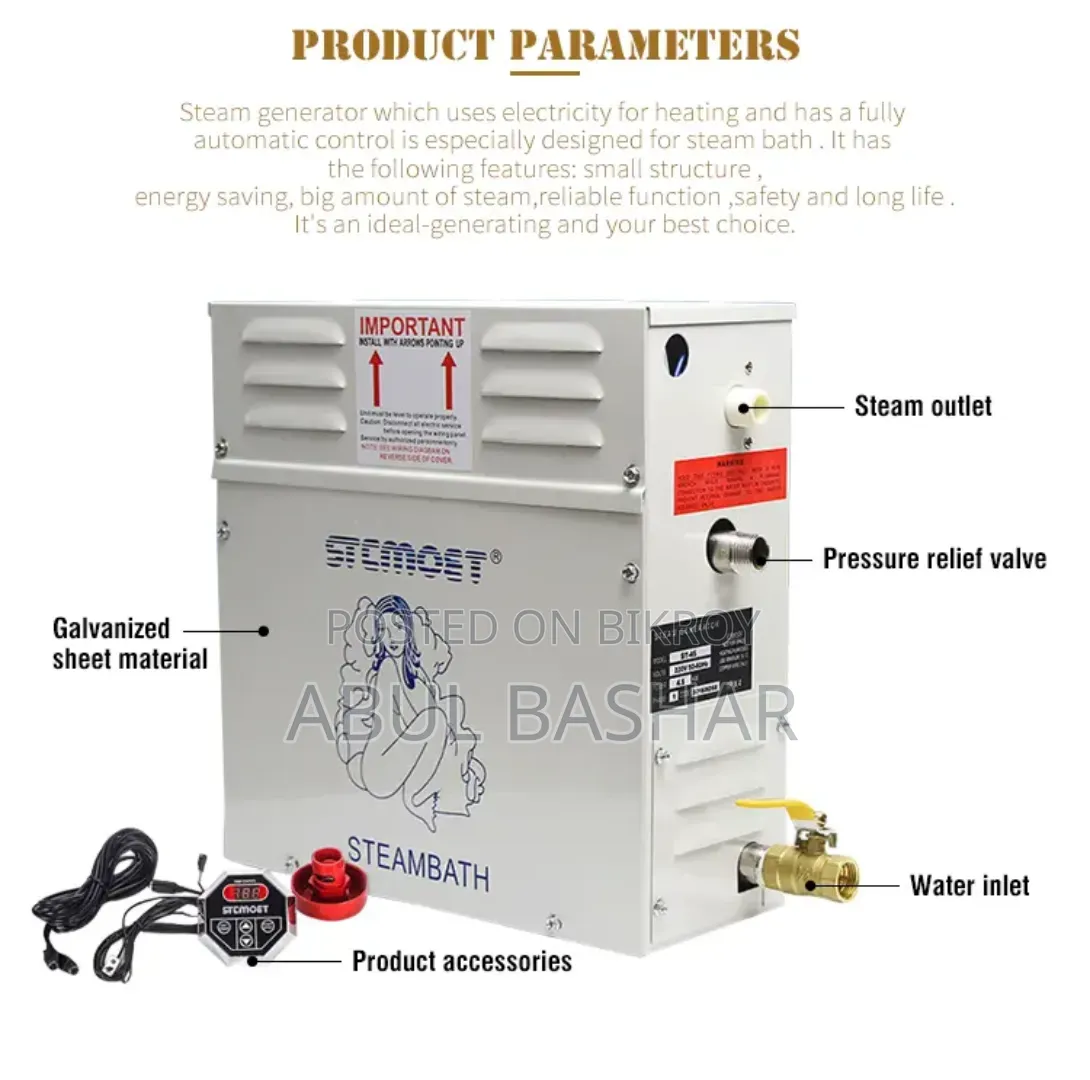 Commercial Steam Bath Generator