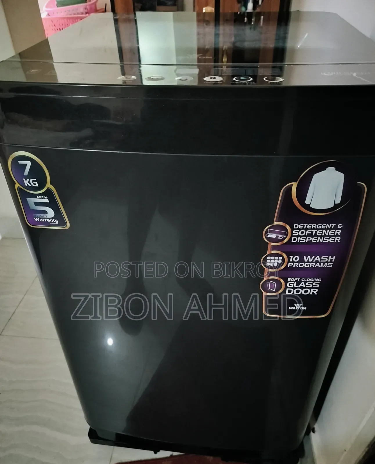 Walton Top Loading Washing Machine 8KG WWM-ATV80