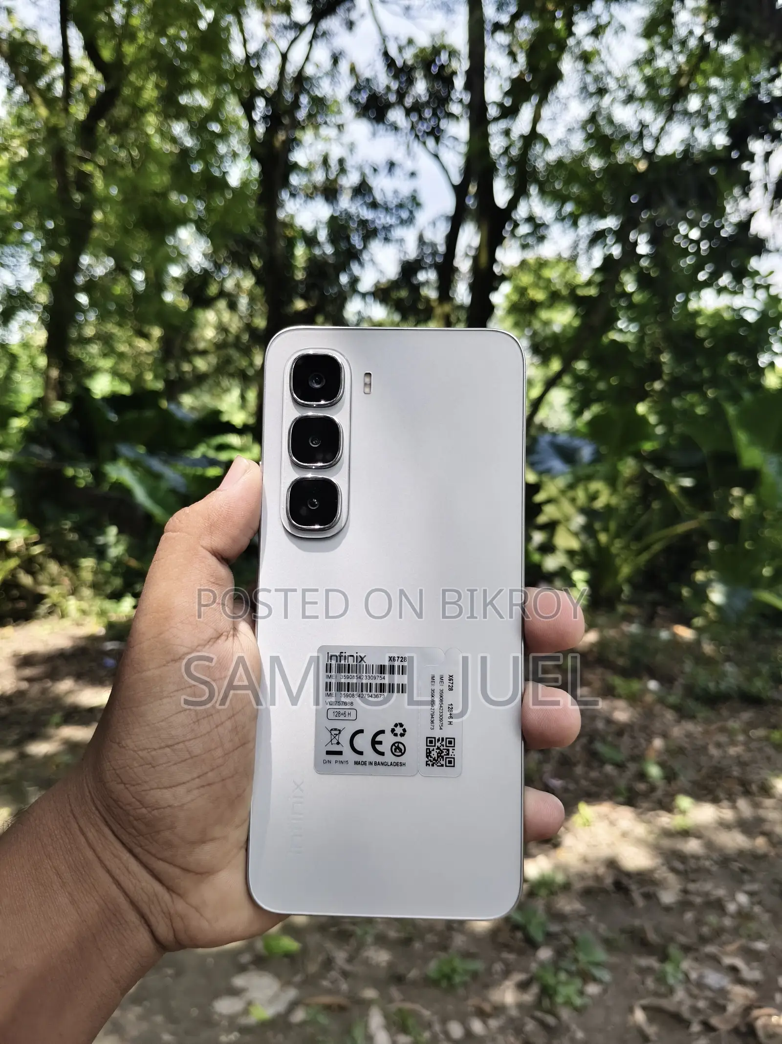 New Infinix Hot 60i 128 GB Silver