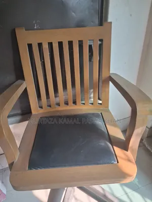 Teak Wood Revolving Chair - For Home or Office Use