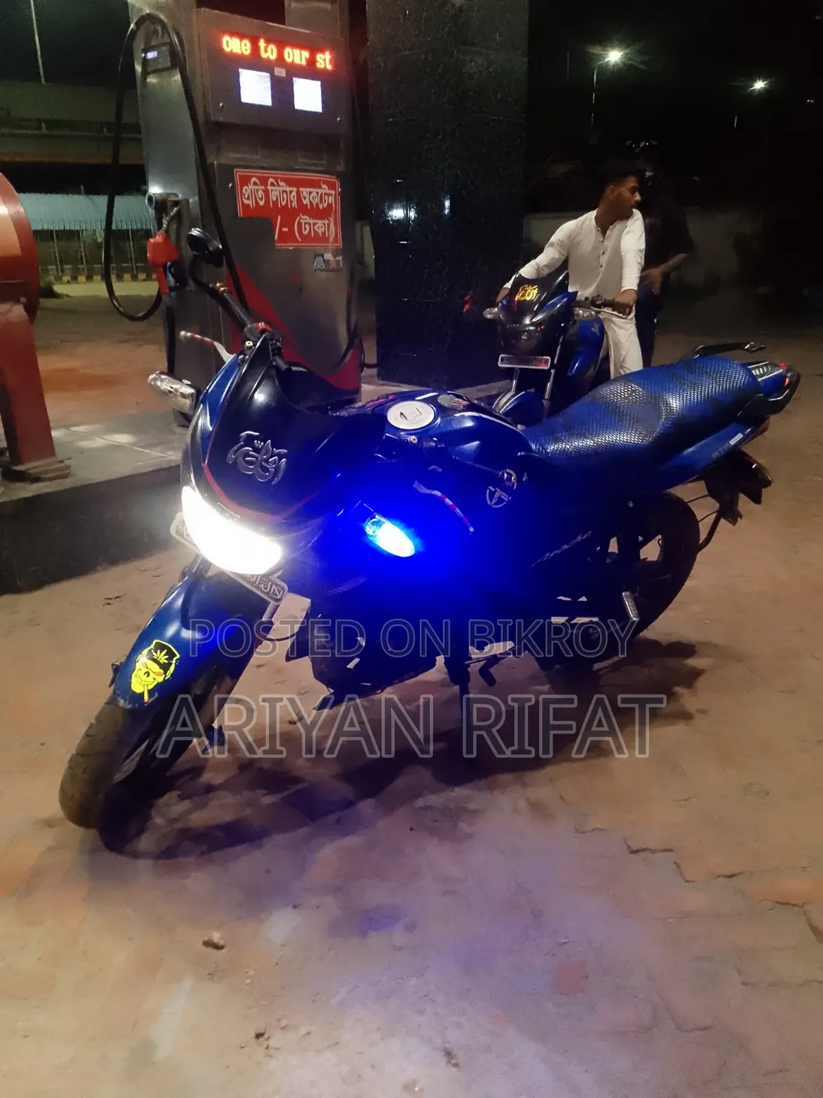 TVS Apache RTR 160 2V ABS 2022 Blue