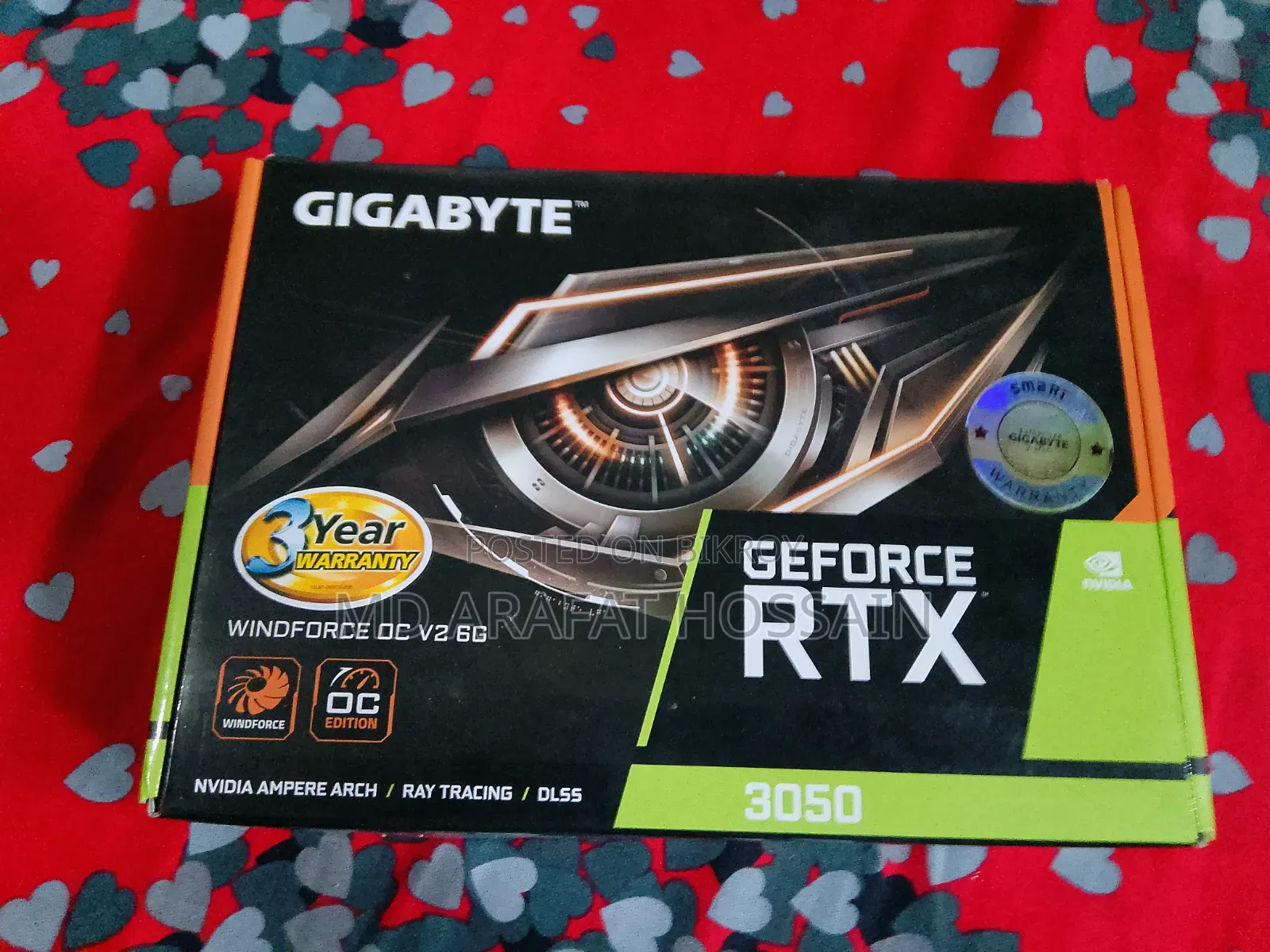 Gigabyte RTX 3050 Windforce OC V2 6GB | Ryans Warranty | Like New