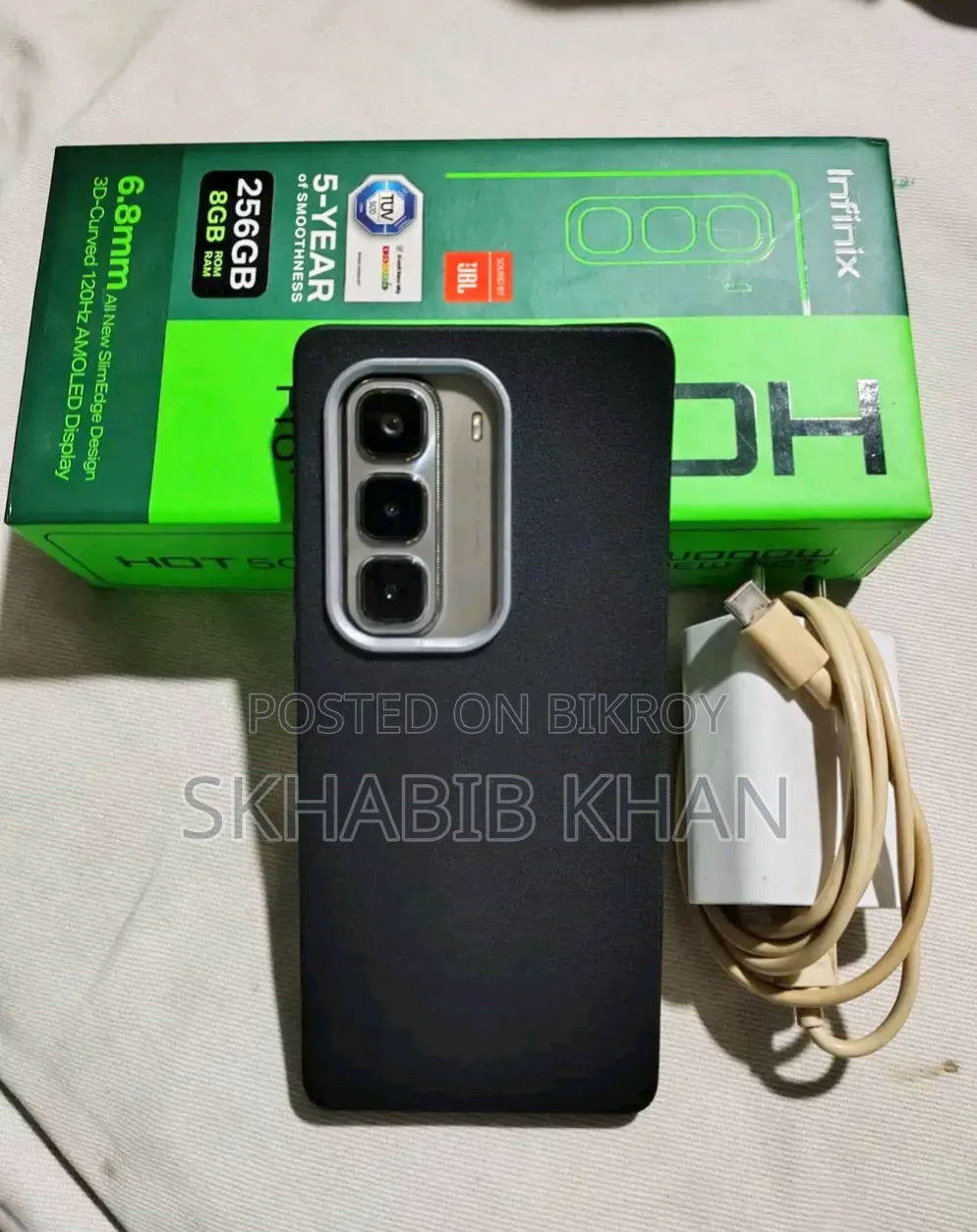 Infinix Hot 50 Pro+ 4G 256 GB White