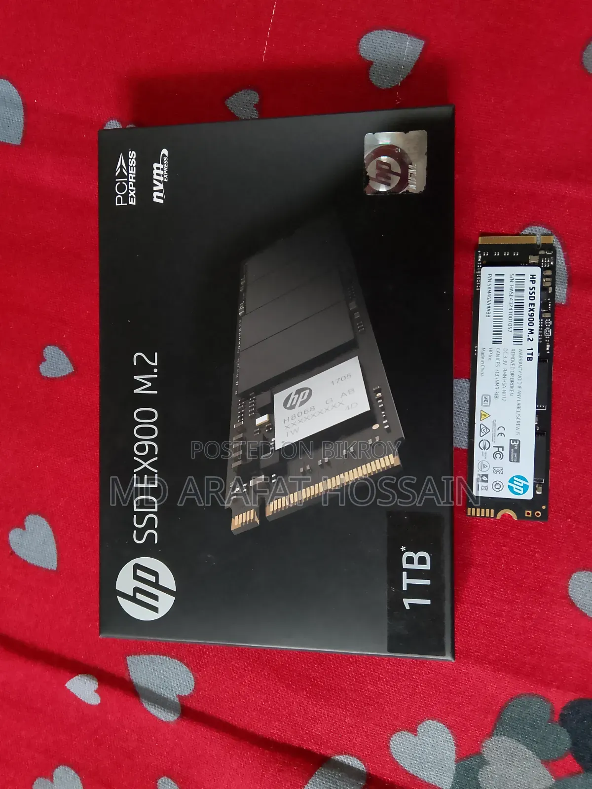 HP EX900 M.2 NVMe SSD 1TB | Super Fast SSD | Like New Condition