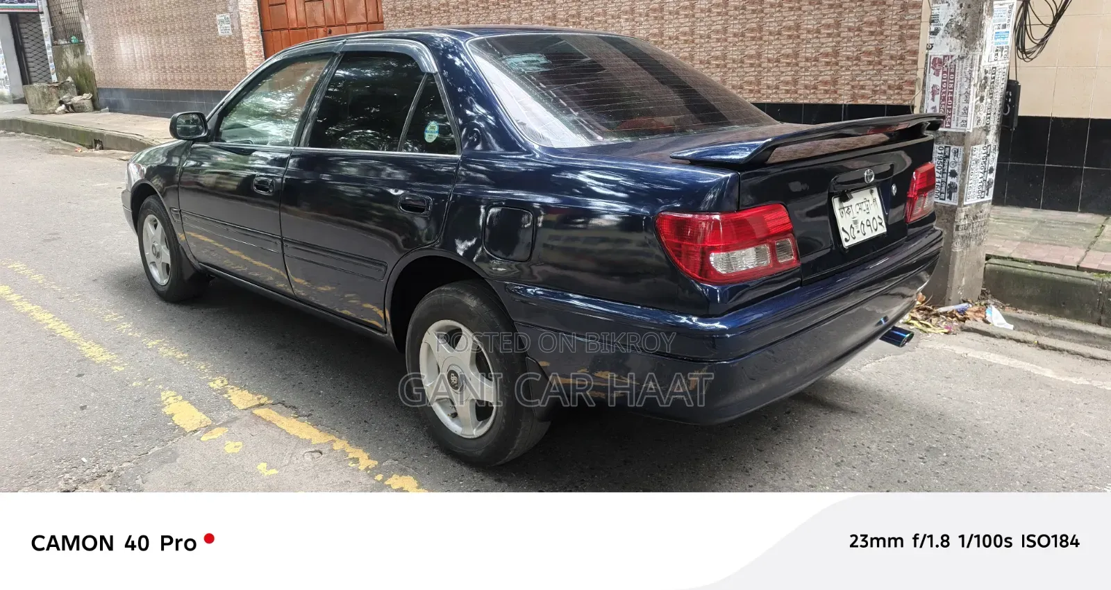 Toyota Carina 1.5 Front Wheel Drive Sedan 1998 Blue
