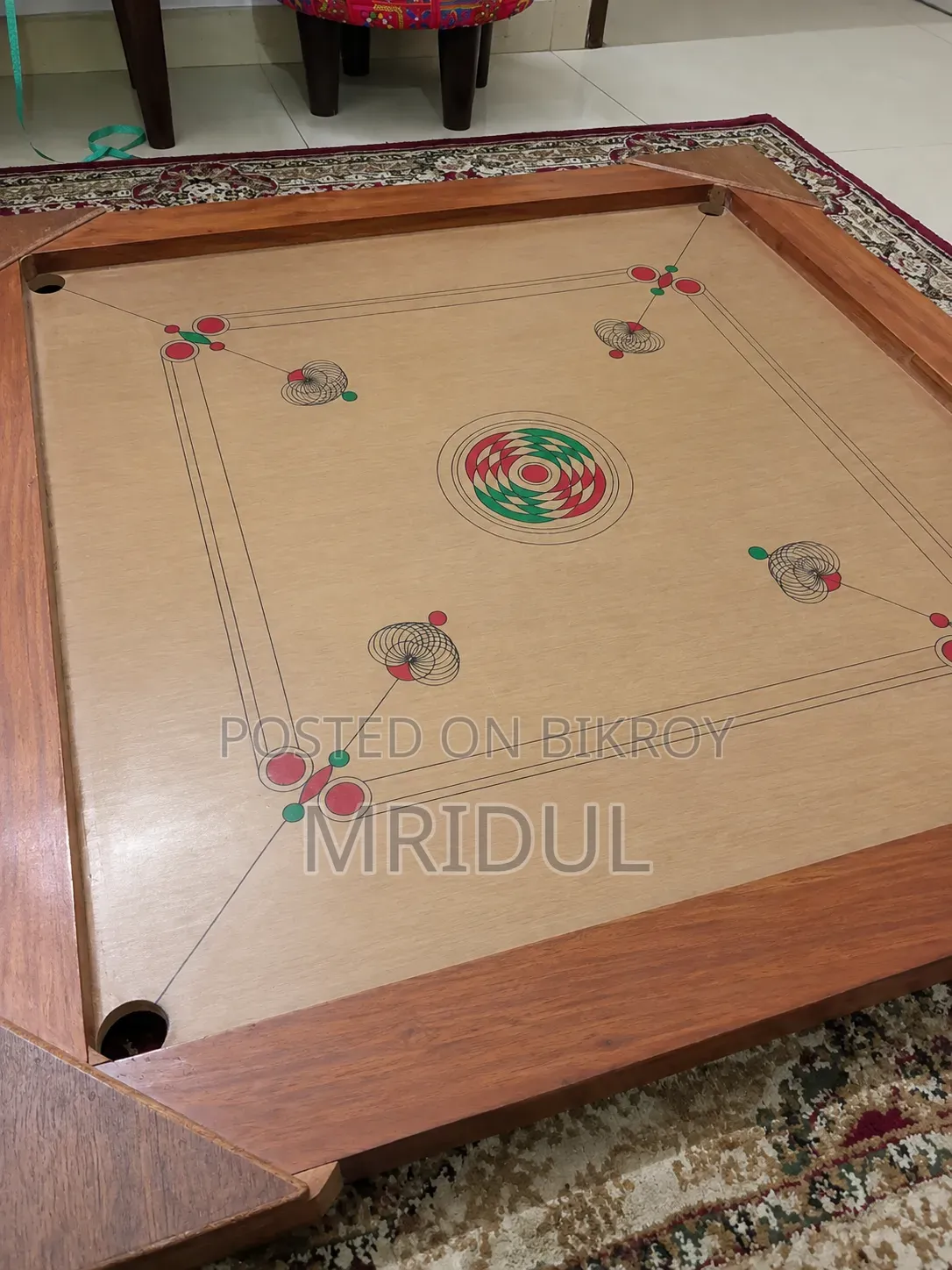 43 Inch Premium Carrom Board — Completely Fresh Condition Emergency Sell
