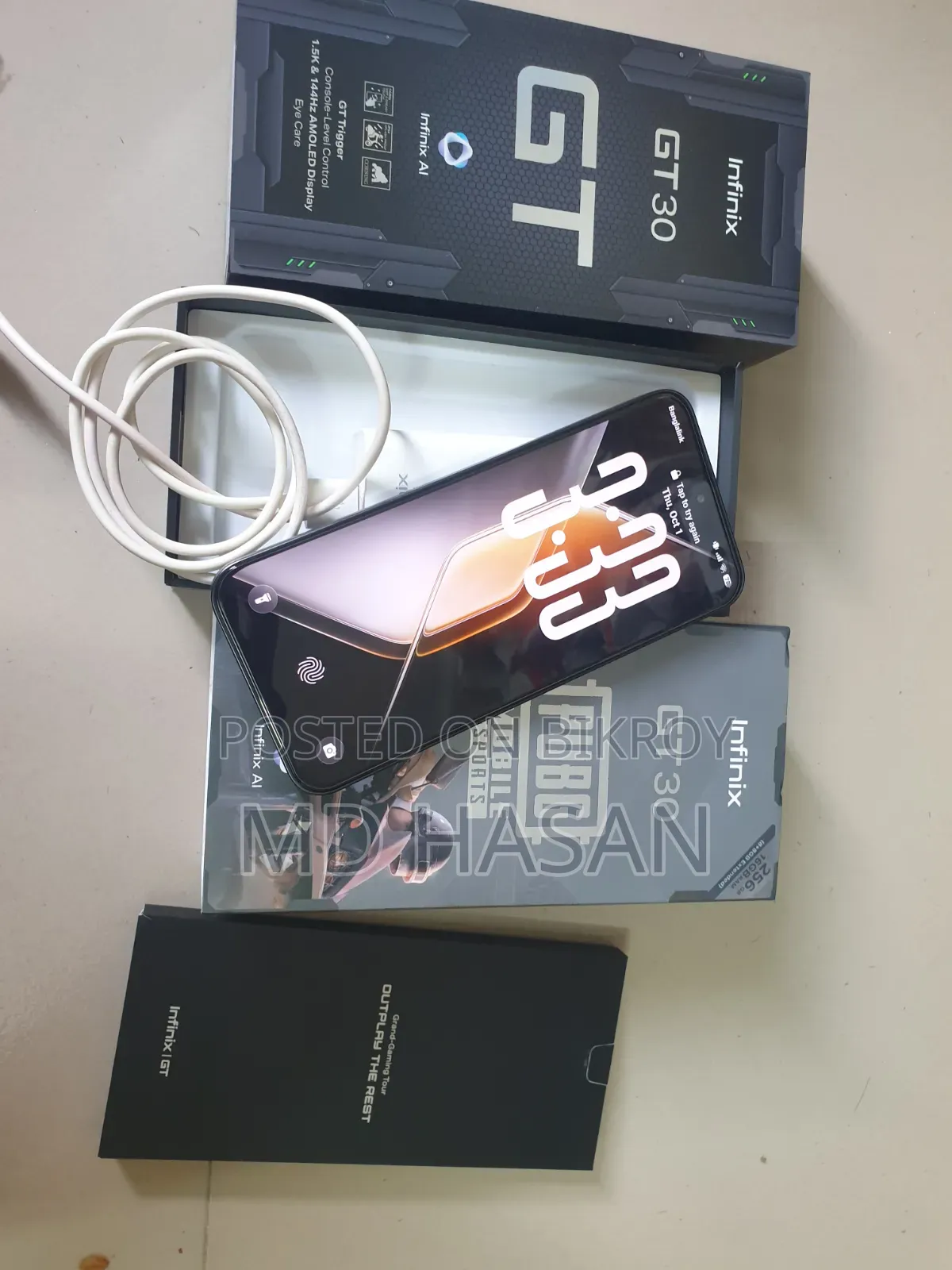 Infinix GT 30 5G 256 GB Gray