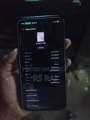 স্যামসাং গ্যালাক্সি এ৩৫ ২৫৬ জিবি সাদা