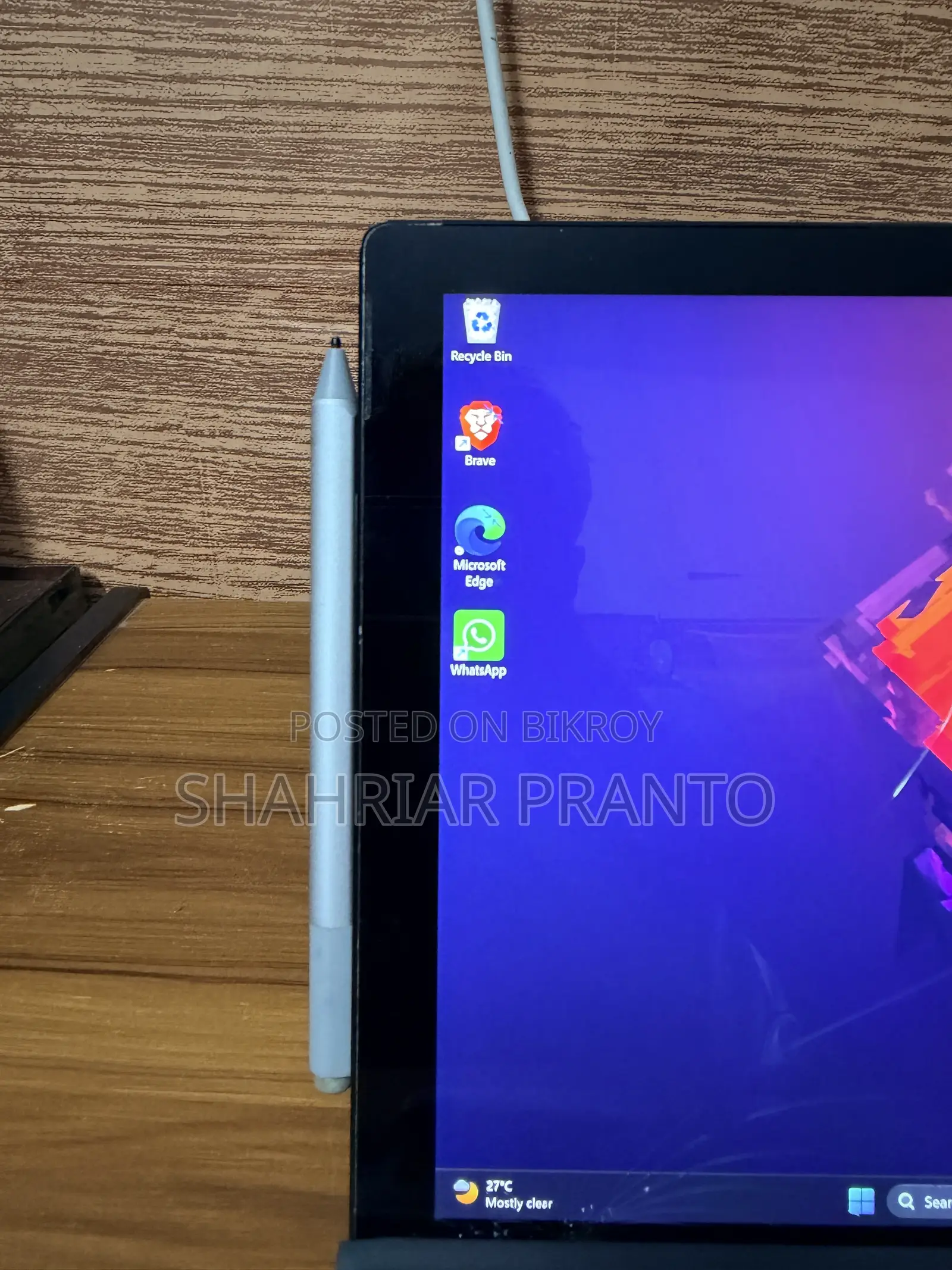 Laptop Microsoft Surface Pro 7 16GB Intel Core i7 SSD 256GB