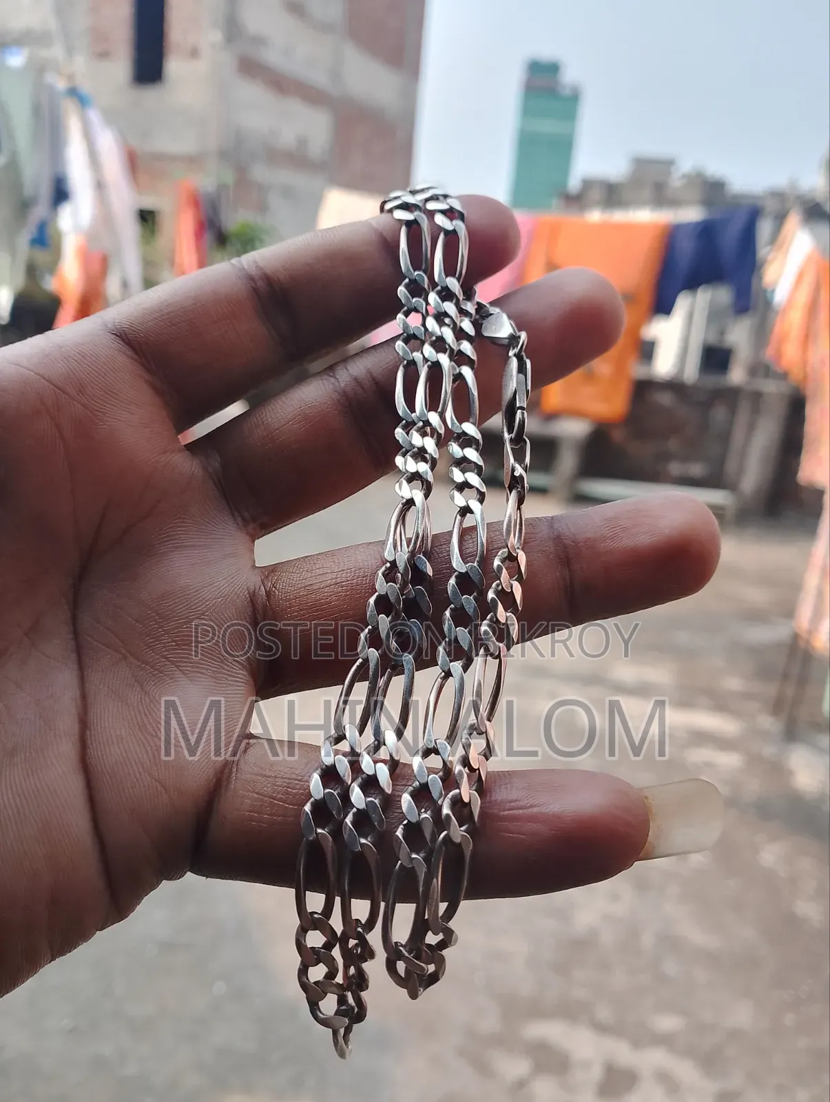 Italian 22 Carat Silver Neck Chain
