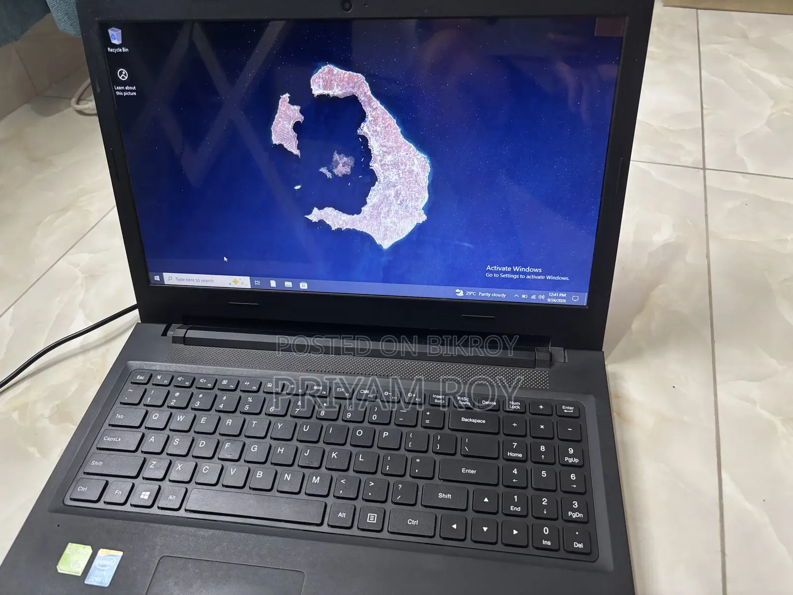 Laptop Lenovo IdeaPad 100 8GB Intel Core i3 SSD 256GB