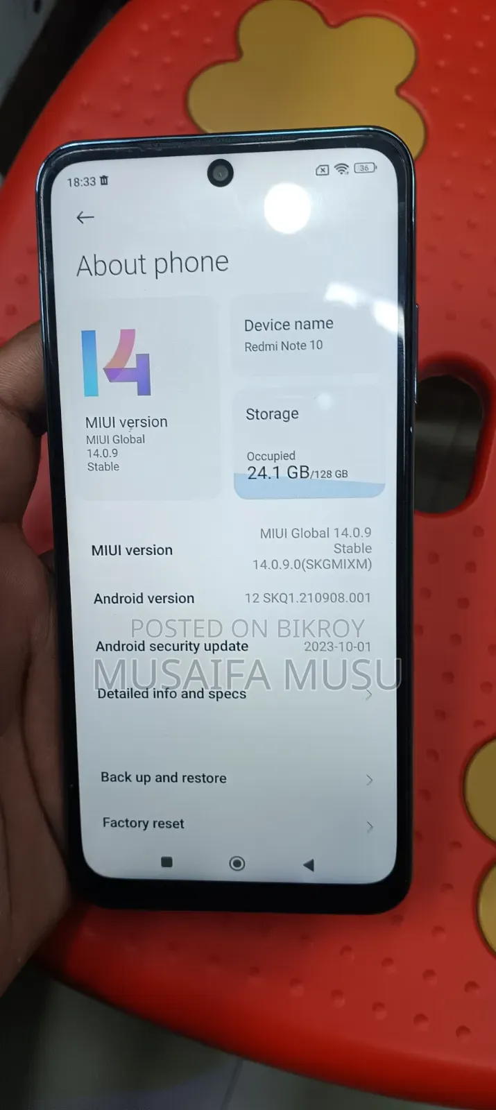 Xiaomi Redmi Note 10 128 GB Green