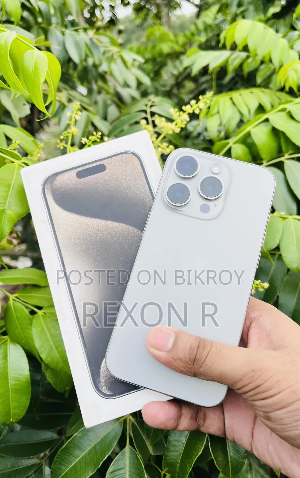 অ্যাপল আইফোন ১৫ প্রো ১২৮ জিবি সিলভার