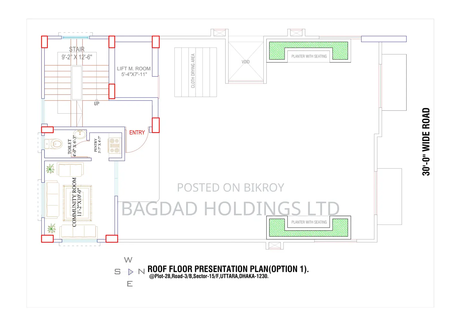 3 Bedroom Apartment in Uttara, Dhaka for sale