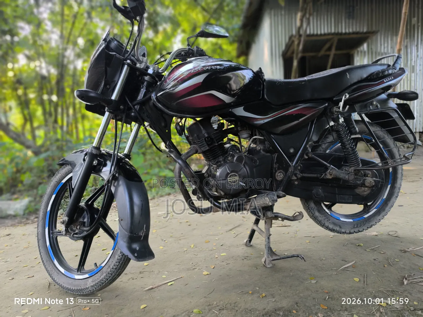 Bajaj Discover 100 2018 Black