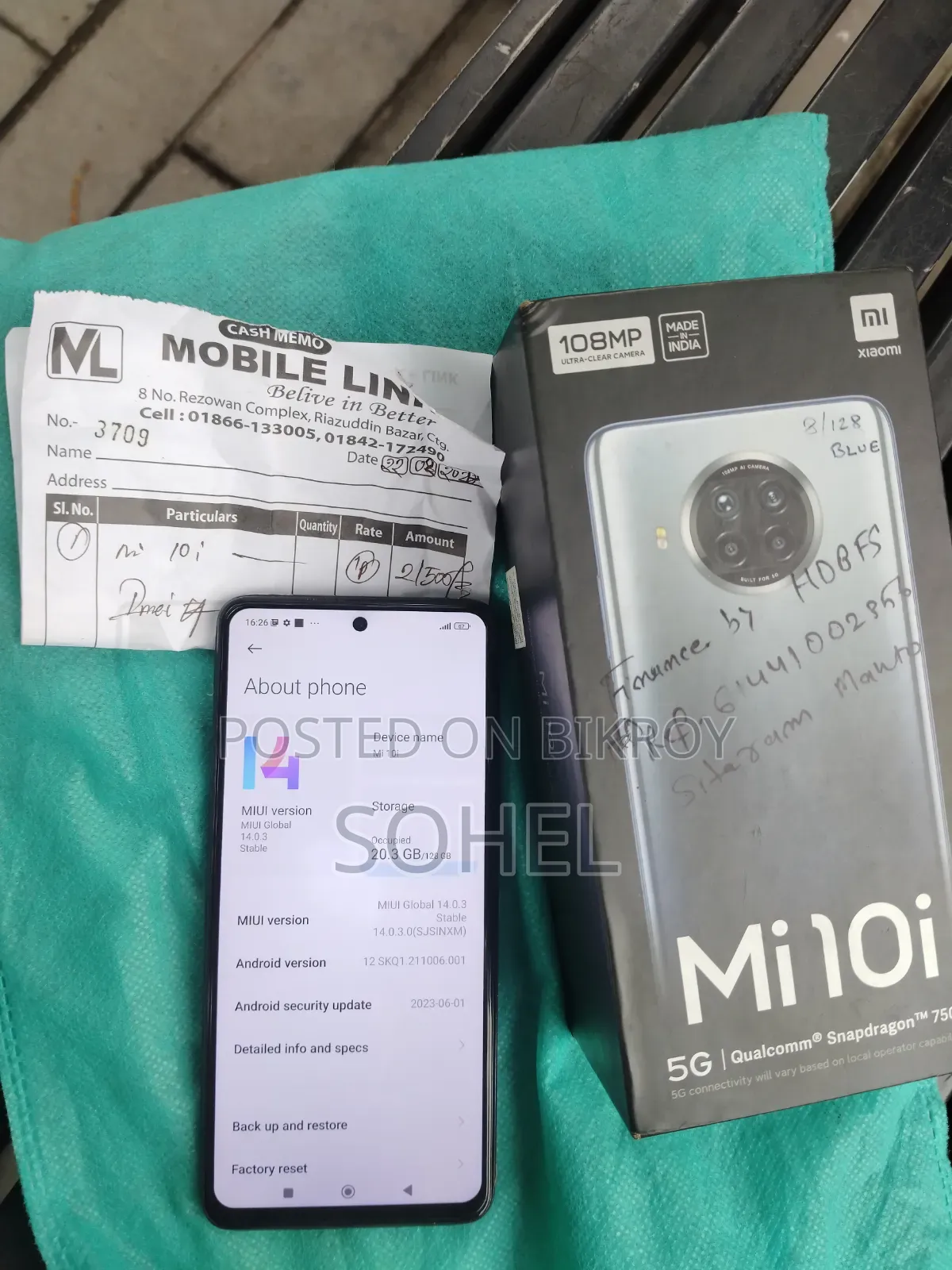 Xiaomi Mi 10i 128 GB Silver