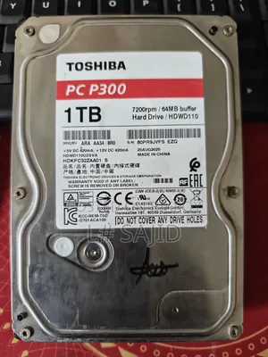 তোশিবা ১ টিবি হার্ড ডিস্ক
