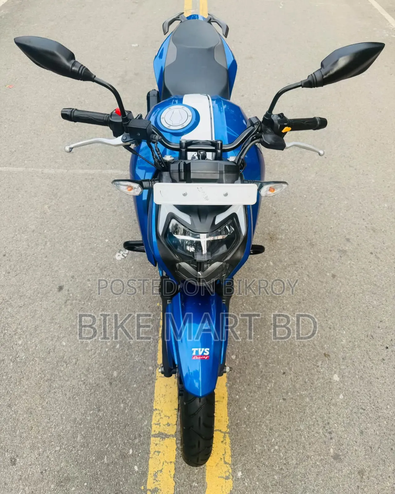 TVS Apache RTR 160 4V 2024 Blue