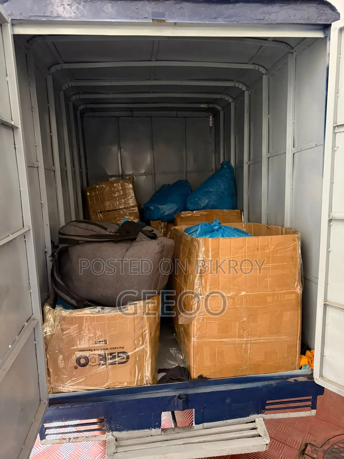 A newly built Mishuk container vehicle for sale.