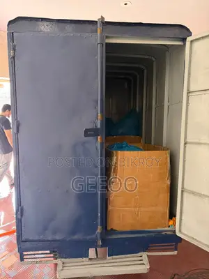 A newly built Mishuk container vehicle for sale.