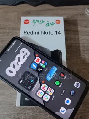 নতুন শাওমি রেডমি নোট ১৪ ৪জি ২৫৬ জিবি ব্ল্যাক