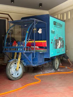 A newly built Mishuk container vehicle for sale.