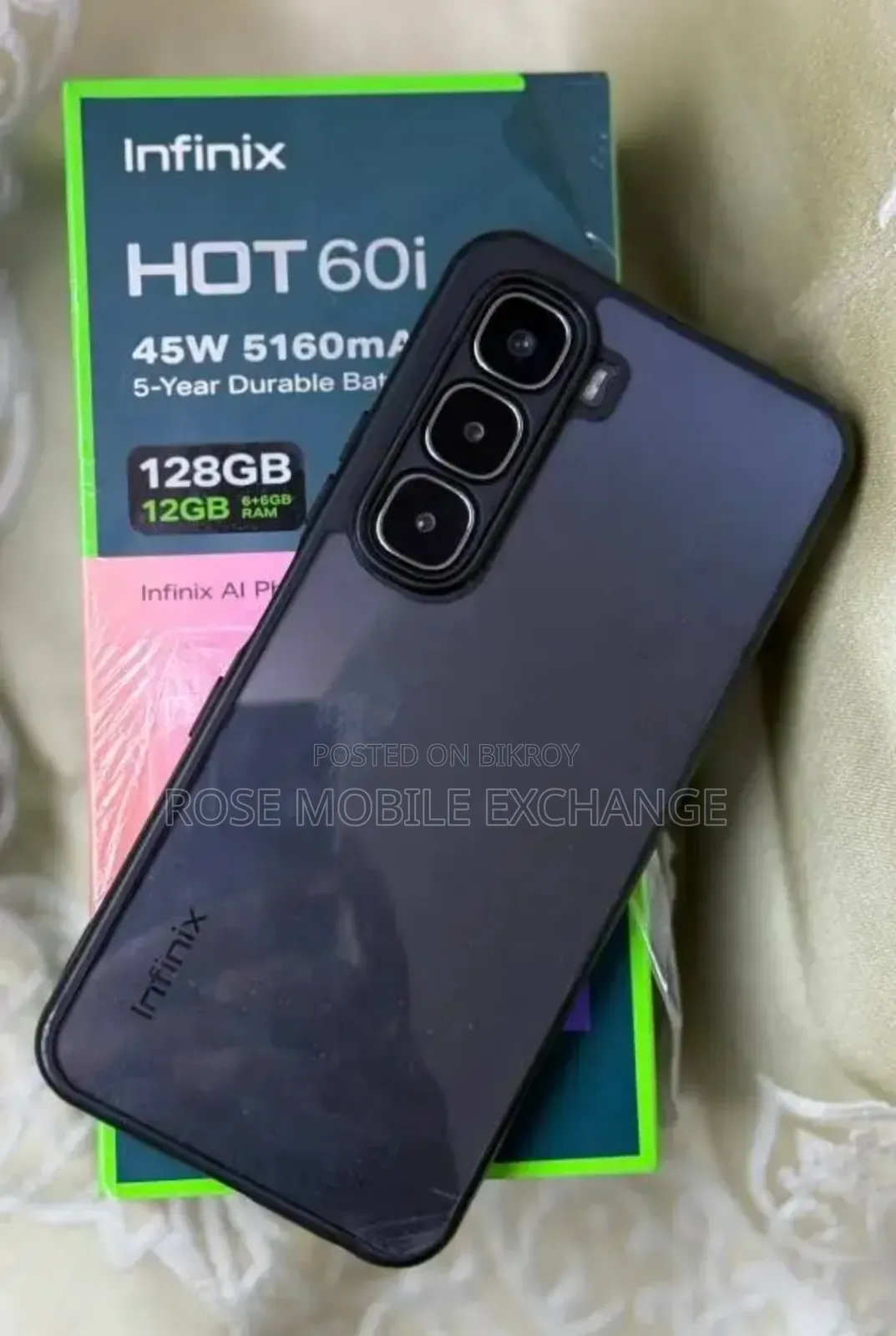 Infinix Hot 60i 128 GB Black