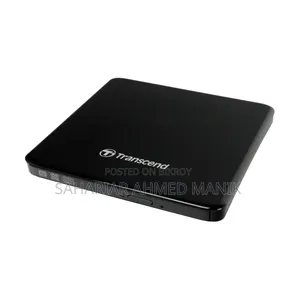 Transcend Extra Slim Portable DVD Writer Optical Drive Black