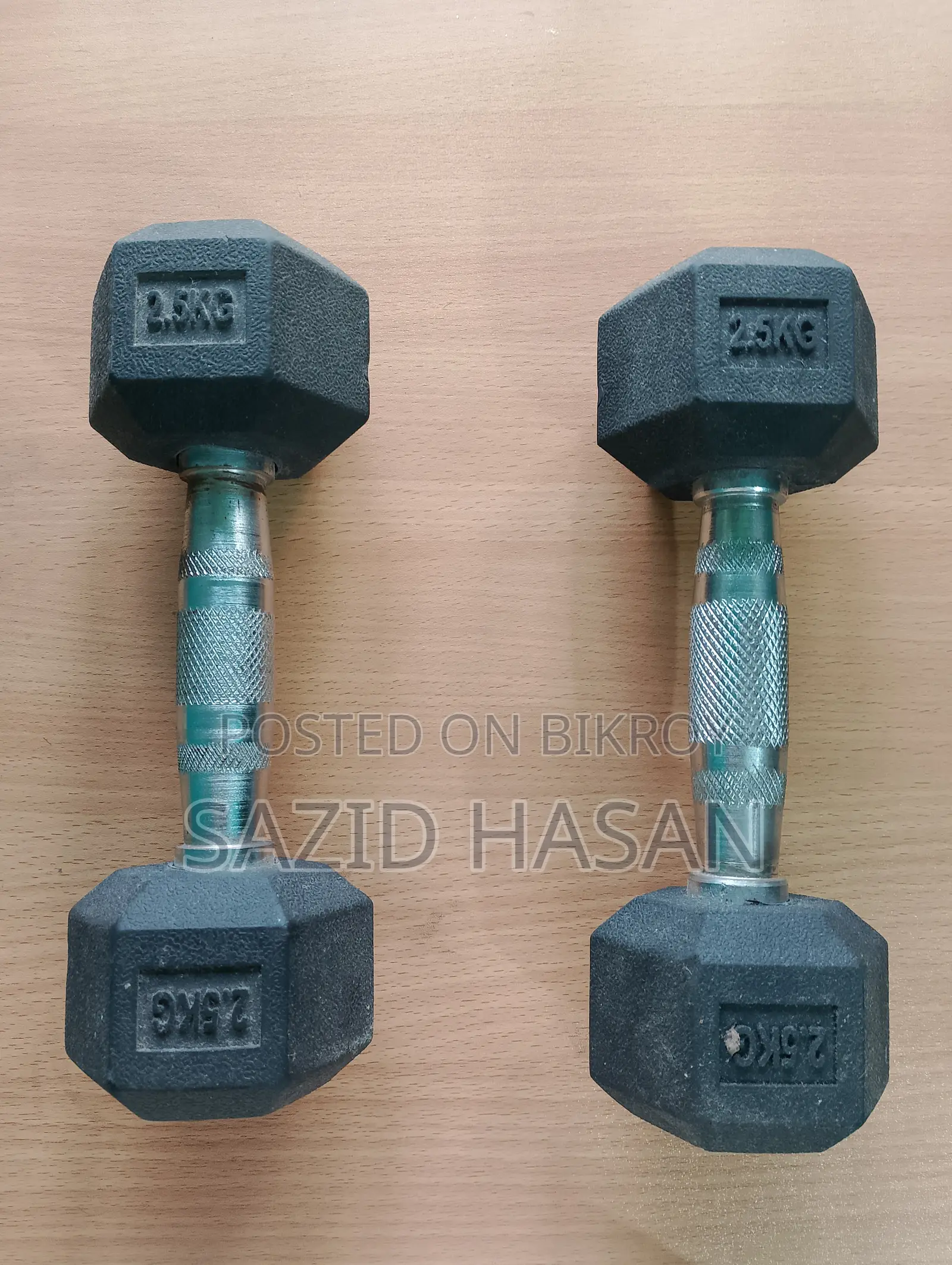 2x 2.5kg Dumbbells