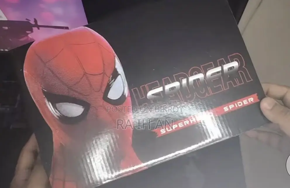 Spider Mask Chin Control With(Gft Box)