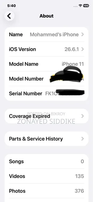 Apple iPhone 11 128 GB White
