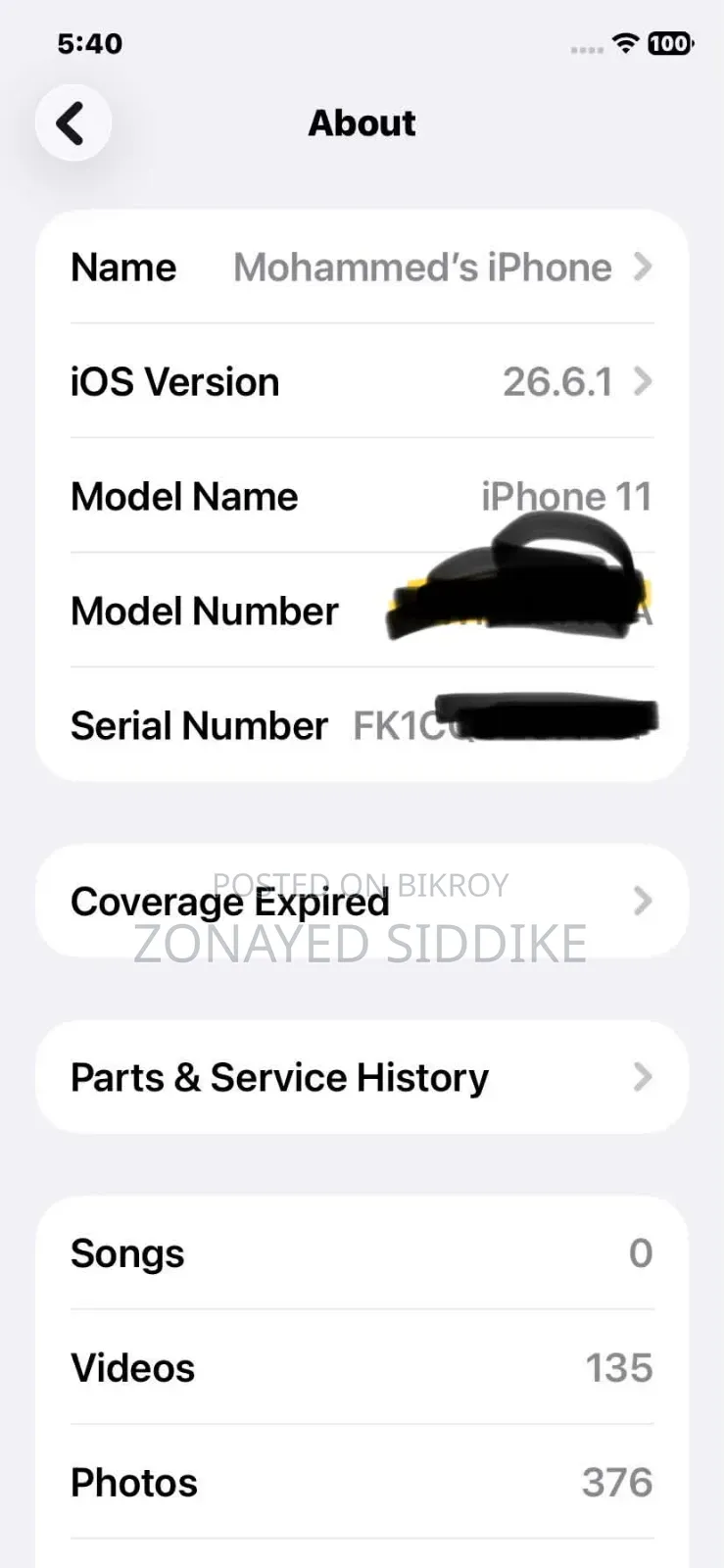 Apple iPhone 11 128 GB White