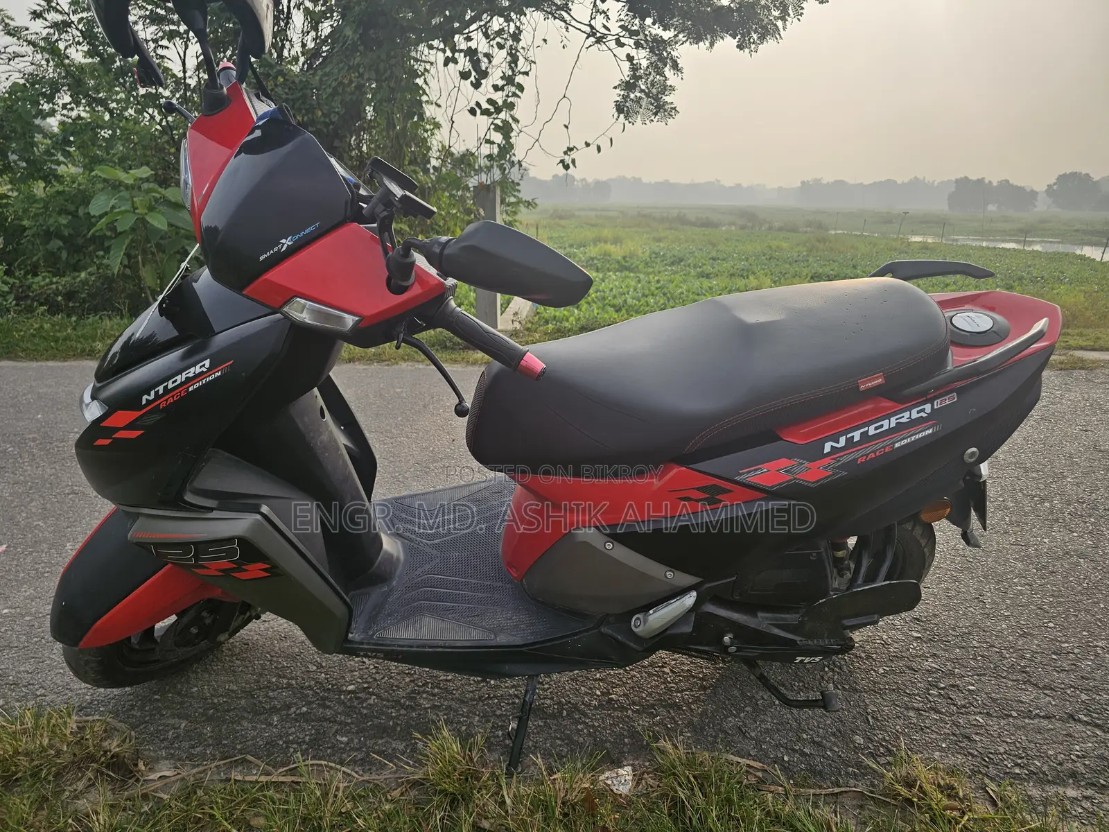 TVS Ntorq 125 2024 Red