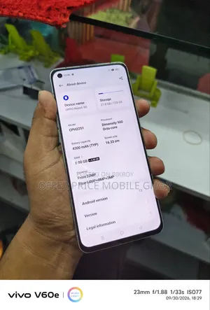 ওপ্পো রেনো ৬ প্রো ৫জি ১২৮ জিবি হোয়াইট