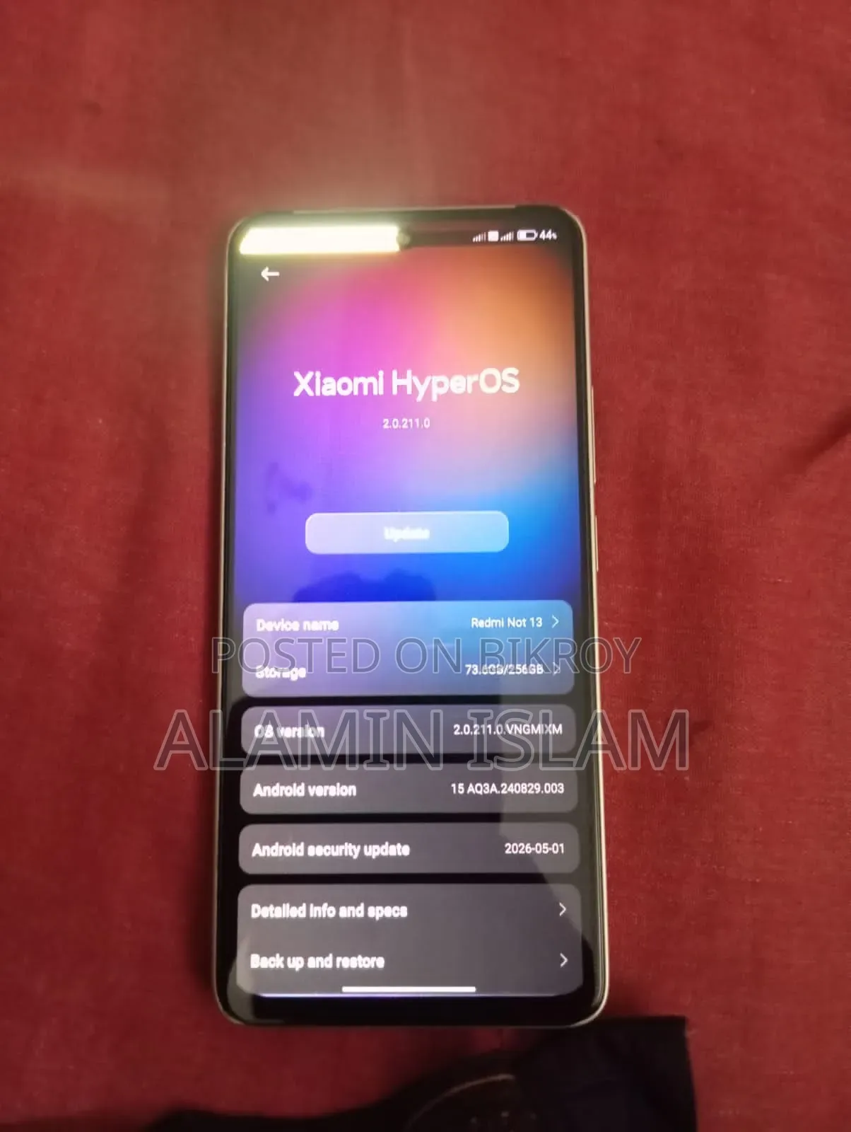 Xiaomi Redmi Note 13 256 GB Rose Gold