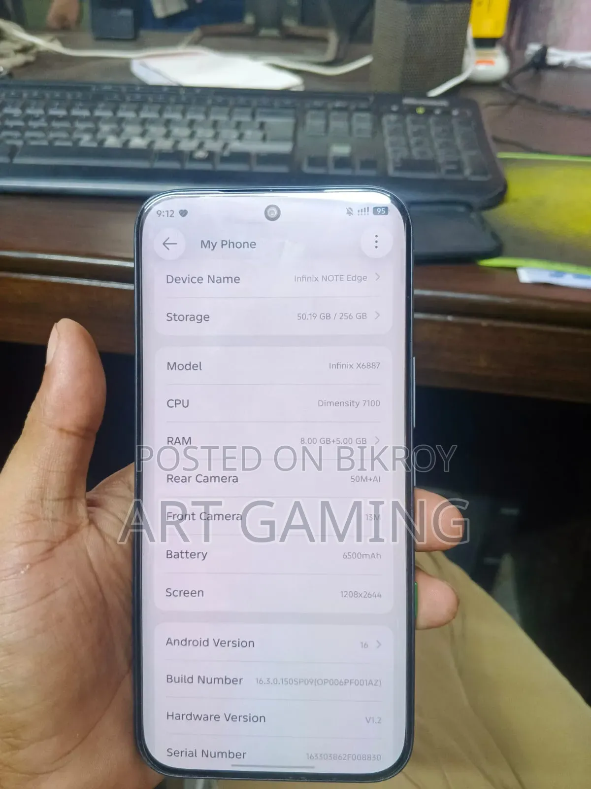 Infinix Note Edge 256 GB Black