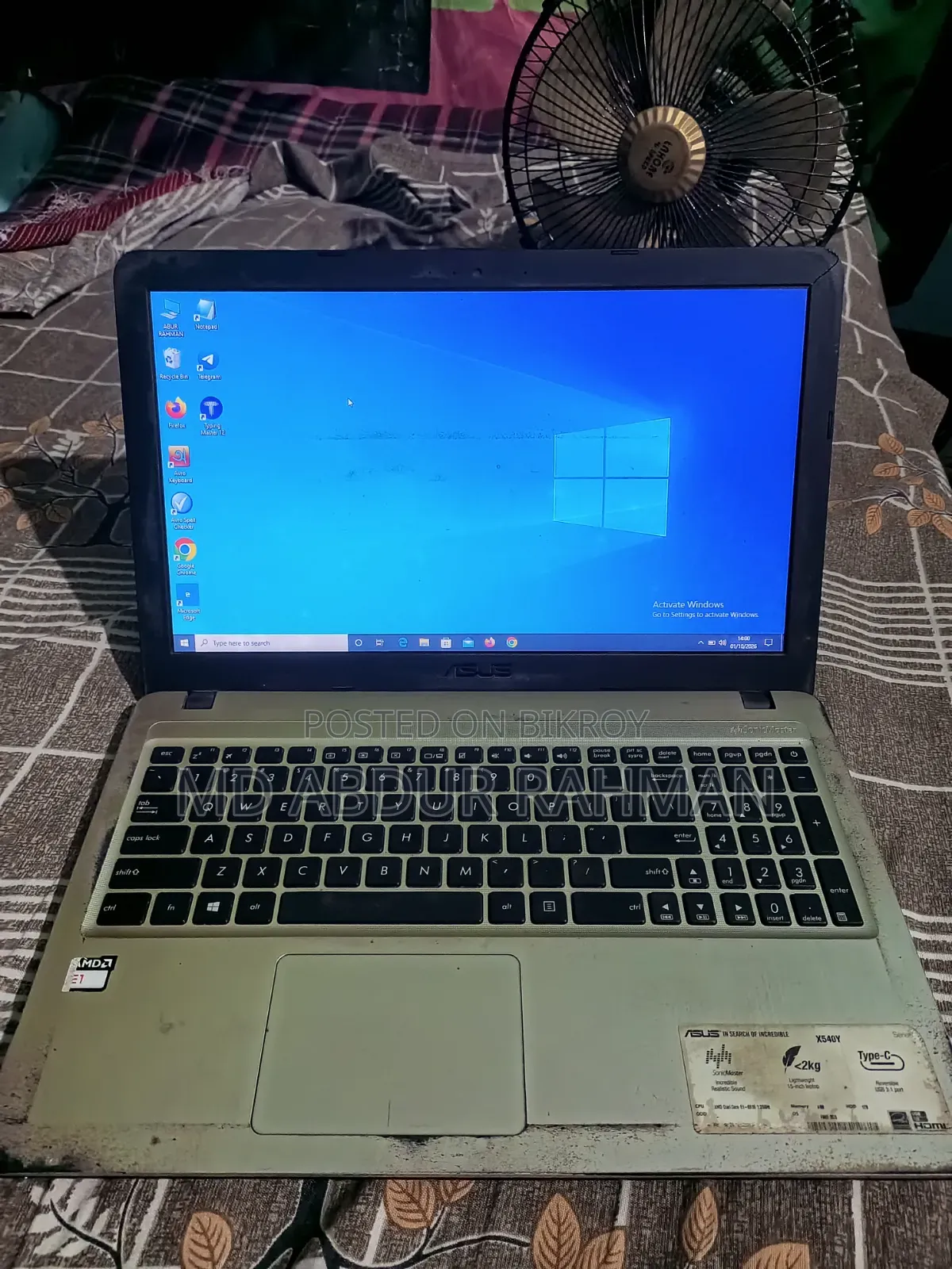 Laptop Asus X540LA 2GB Intel Core i3 HDD 512GB