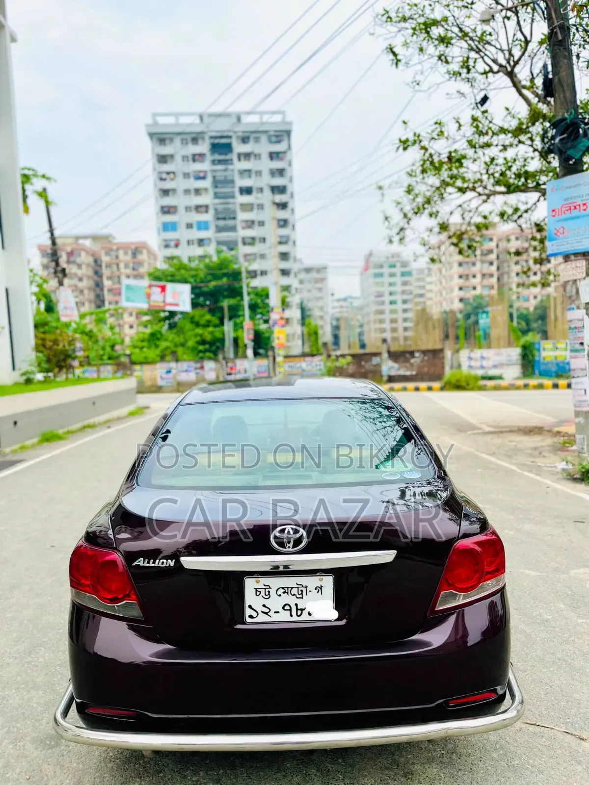 Toyota Allion 2011 Maroon