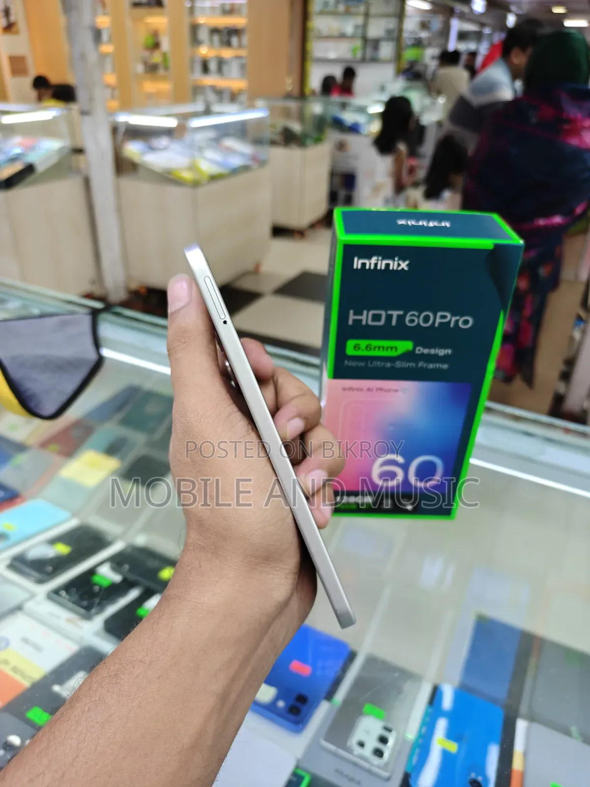 ইনফিনিক্স হট ৬০ প্রো ১২৮ জিবি সিলভার