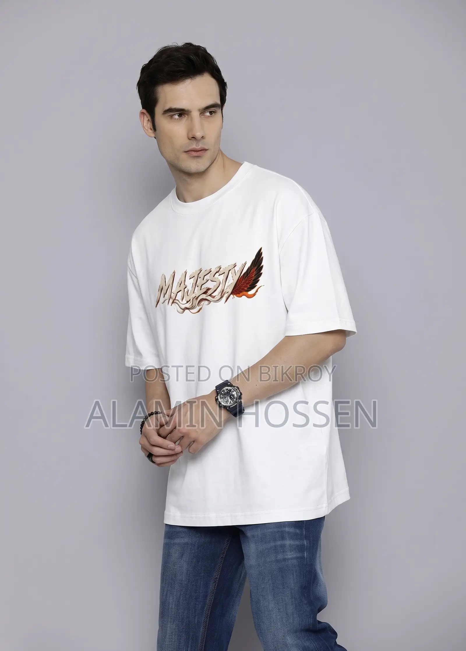 Luxury + Powerful + Artistic Drop Shoulder